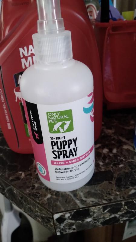 Only Natural Pet 2-in-1 Puppy Spray with Aloe + Shea