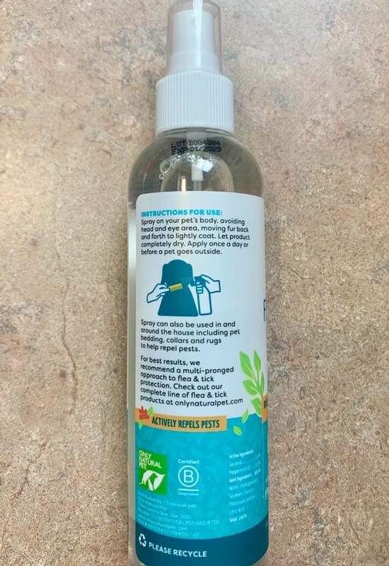 Only natural pet flea and tick spray best sale