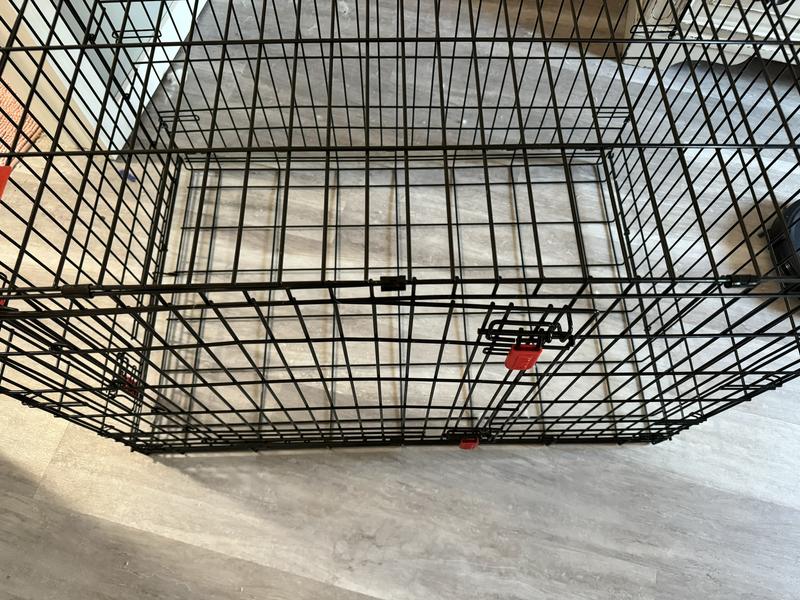 KONG Ultra Strong Double Door Wire Dog Crate with Divider Panel