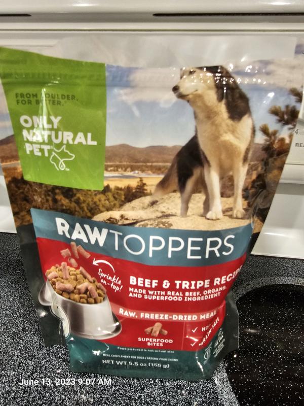 Only Natural Pet RawNibs Adult Dog Meal Topper 10 Oz