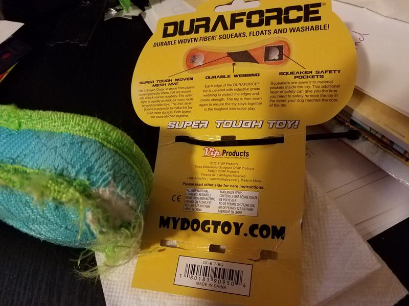 duraforce dog toy website