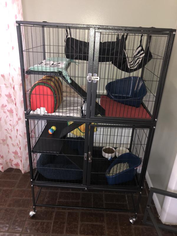 Prevue hendryx black feisty ferret cage best sale