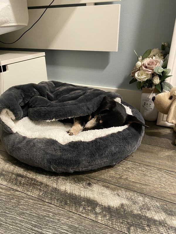 Top Paw Fur Snuggler Dog Bed