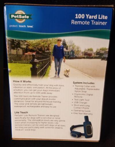 Petsafe 100 yard lite remote outlet trainer