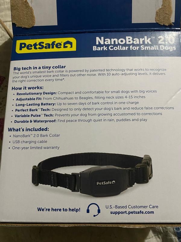 PetSafe NanoBark 2.0 Bark Collar for Small Dogs - PBC00-18240