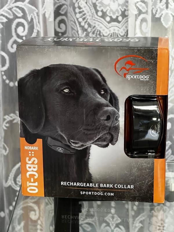 SportDOG Brand NoBark 10 Collar Rechargeable Programmable Bark Coll Petsense