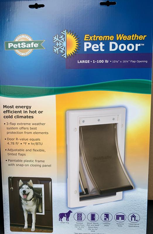 Extra large dog doors extreme weather best sale