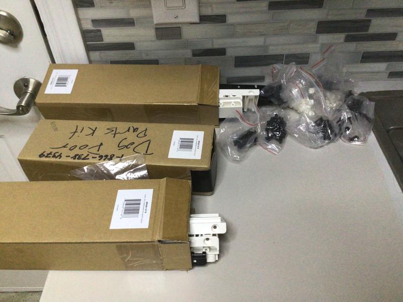 Excess parts from mandatory required kit