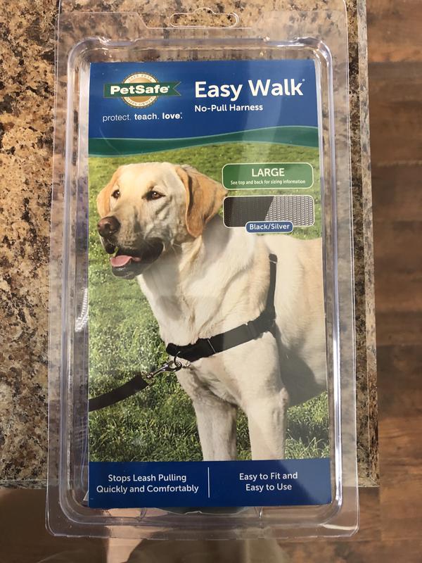 PetSafe Easy Walk No-Pull Leash Training Dog Harness, Extra Large, Black 