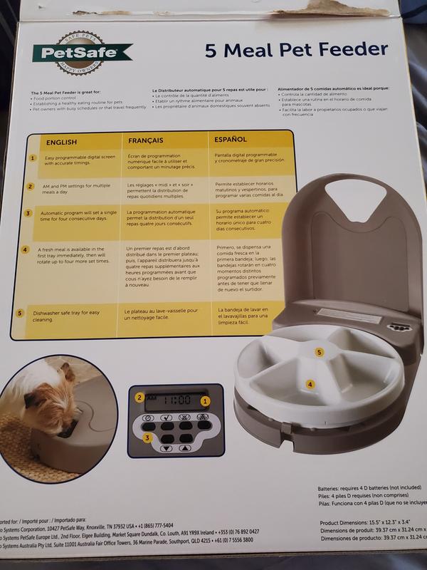 5 Meal Pet Feeder PetSafe