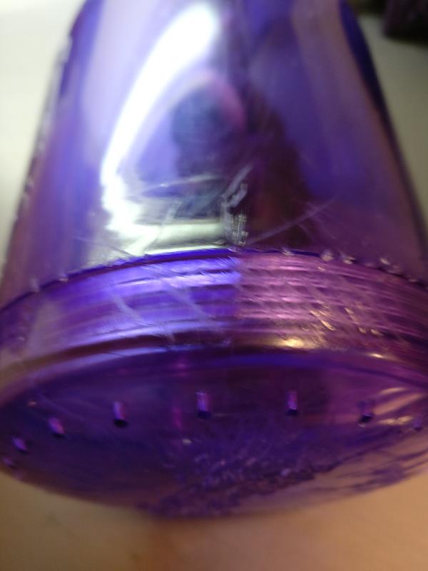 Bottle was starting to crack