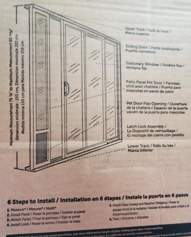 petsafe patio panel large