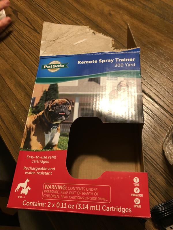 Petsafe deluxe clearance remote spray trainer