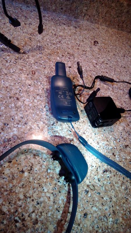 Cover on collar pushed back in