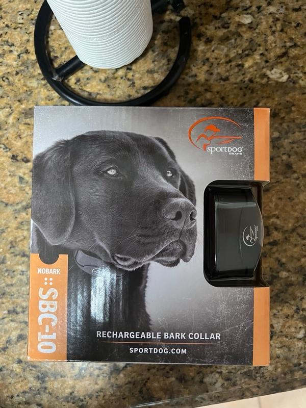 SportDOG Brand NoBark 10 Collar Rechargeable Programmable Bark Coll Petsense