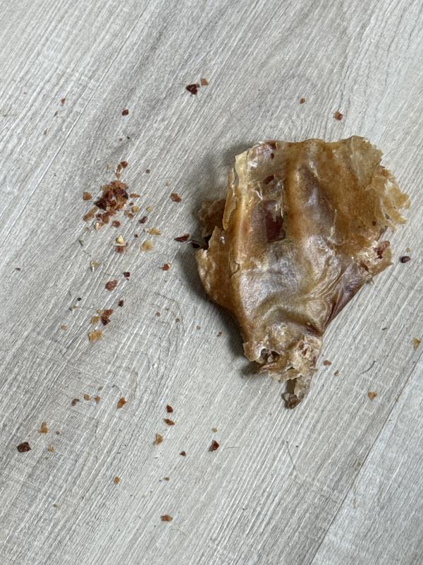 The pig ear…the mess