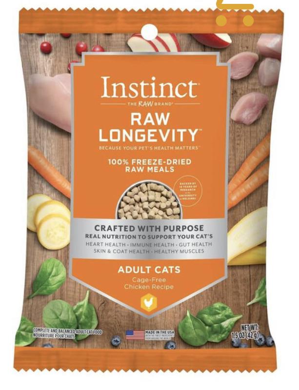 Instinct cat food outlet dry