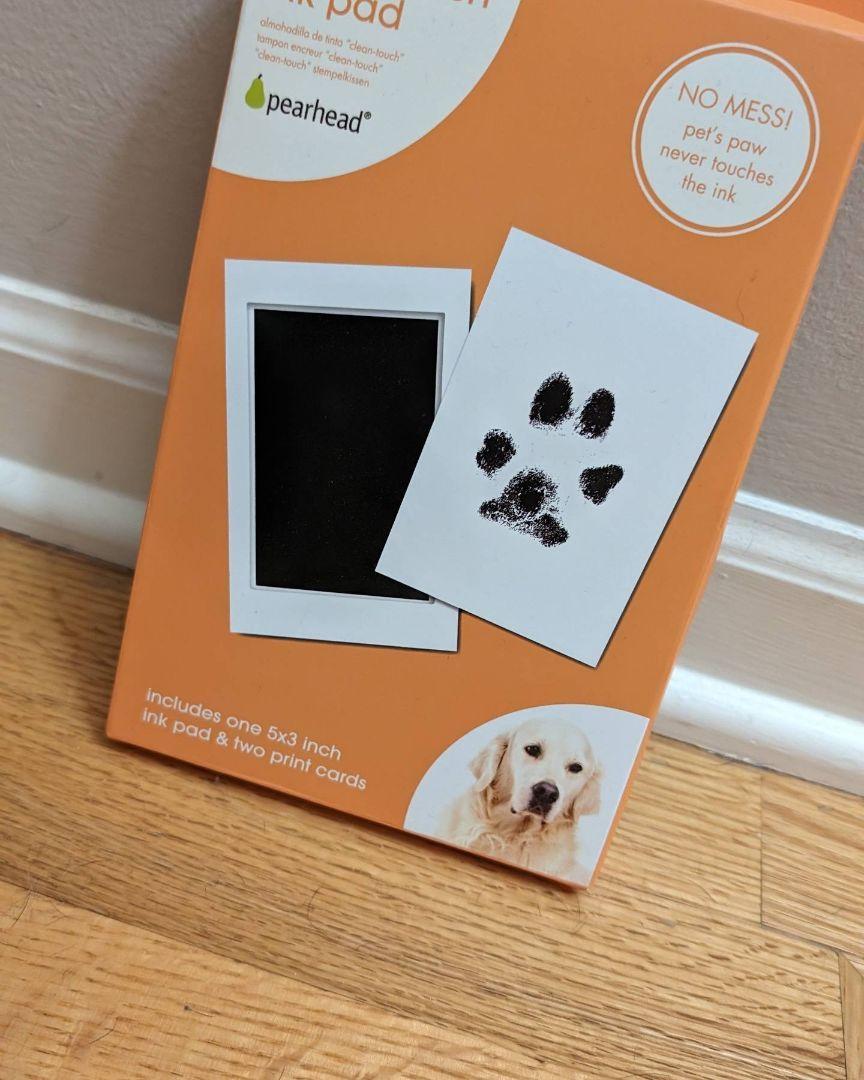 Pearhead Pawprints Clean Touch Ink Pad Kit for Dogs Medium Large Petco