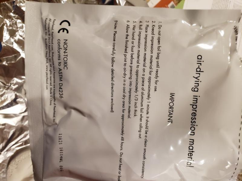 Package - material feels like marshmallow