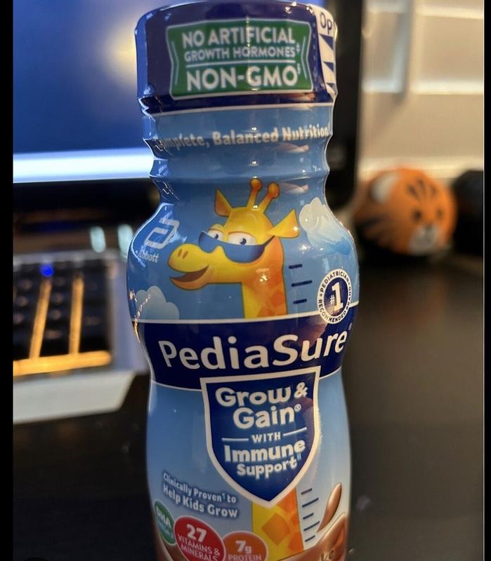 PediaSure Grow & Gain with Immune Support, Kids Protein Shake, 27 Vitamins  and Minerals, 7g Protein, Helps Kids Catch Up On Growth, Non-GMO