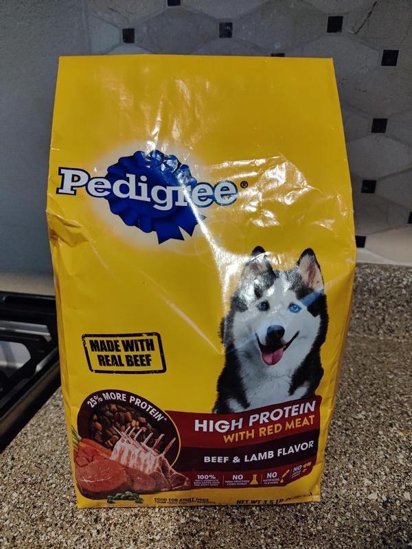 PEDIGREE High Protein Adult Dry Dog Food Beef and Lamb Flavor 3.5