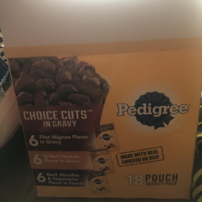 Pedigree 18 pouch outlet variety pack