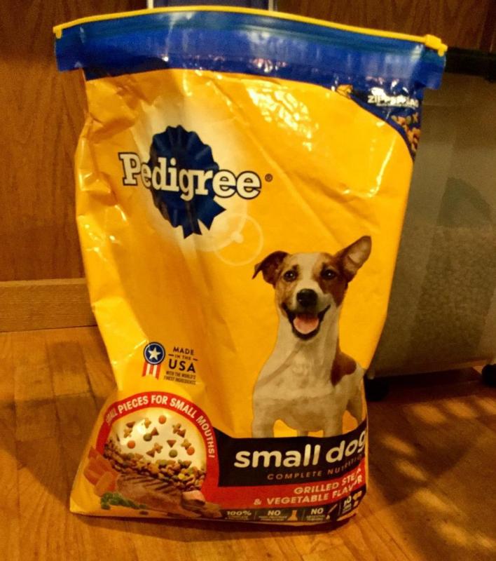 Pedigree small clearance dog food review