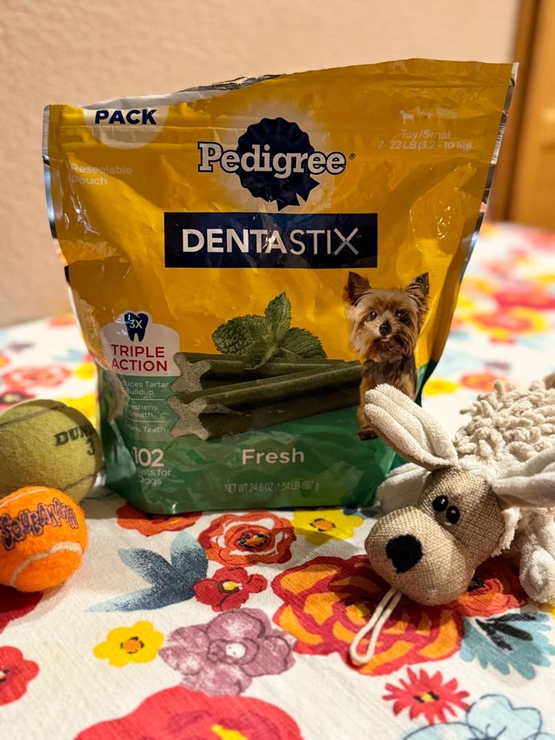 Pedigree Dentastix Fresh Flavor Bones Toy Small Dog Dental Treats 12.3 oz. Count of 51 Petco