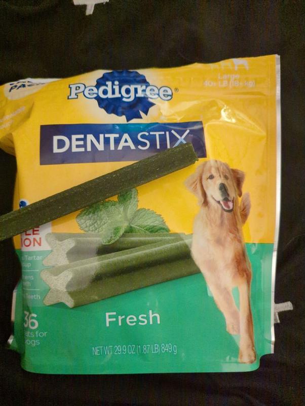 Pedigree dentastix large fresh biscuit dog treats best sale