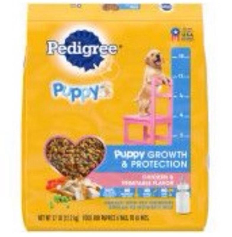 Pedigree 6 Wks. to 18 Mos. Puppy Chicken, Rice & Vegetable Flavor Food for Puppies 14 lb main image 0