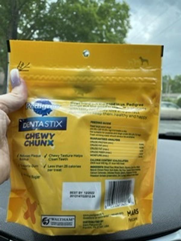 Buy Pedigree Dentastix Chewy Chunx Large Dog Dental Treats Chicken