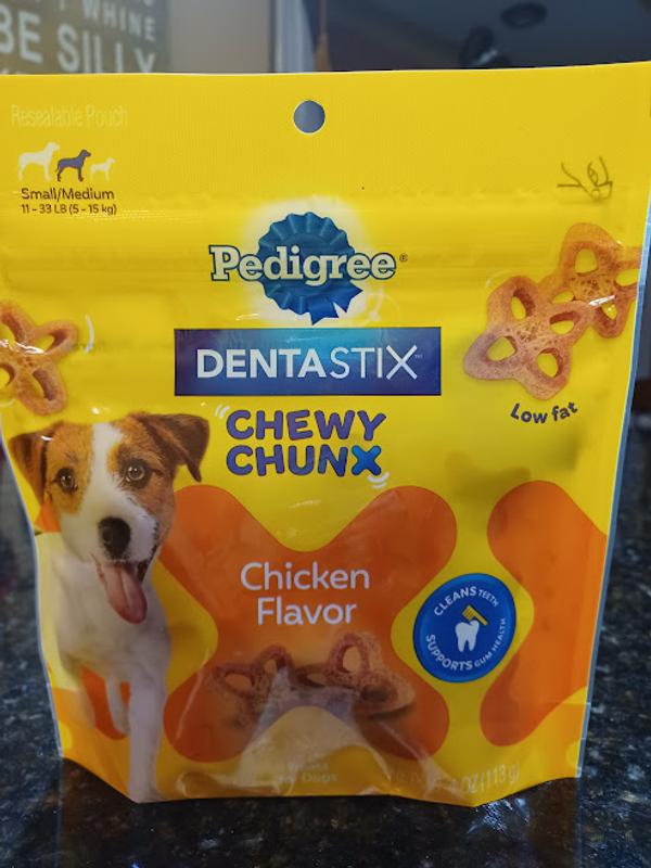 PEDIGREE DENTASTIX Original Flavor Dental Bone Treats for Toy/Small Dogs, 6  oz. Pouch (24 Treats)