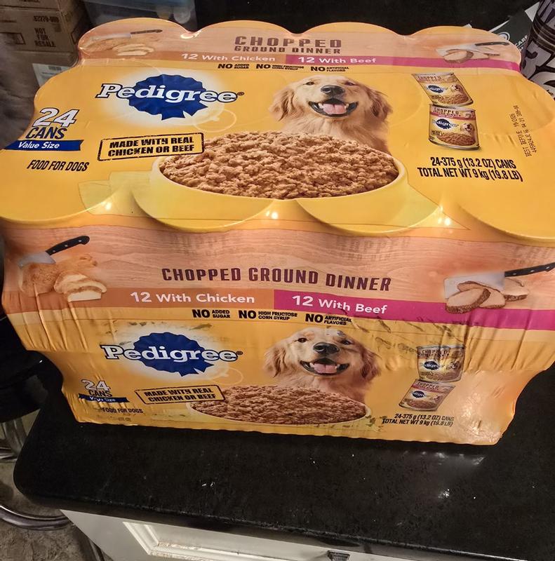 PEDIGREE CHOPPED GROUND DINNER Adult Canned Wet Dog Food PEDIGREE CHOPPED GROUND DINNER Adult Canned Wet Dog Food