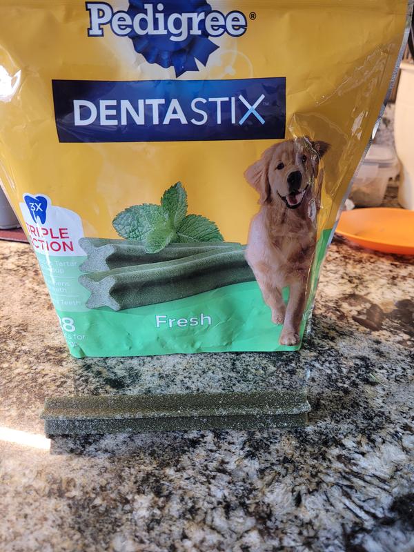 PEDIGREE DENTASTIX Dental Dog Treats for Large Dogs Fresh Flavor Dental Bones 1.87 lb. Value Pack 36 Treats Meijer