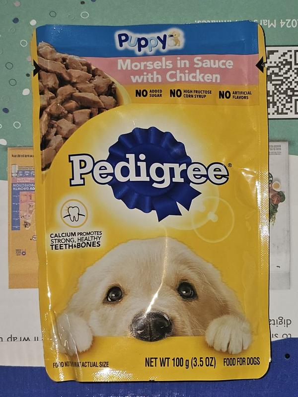 PEDIGREE CHOICE CUTS Puppy Morsels in Sauce With Chicken Wet Dog Food 3.5 oz. Pouch Meijer