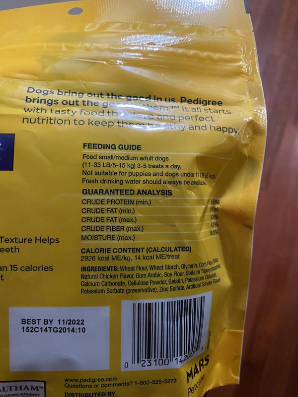 Buy Pedigree Dentastix Chewy Chunx Small & Medium Dog Treats