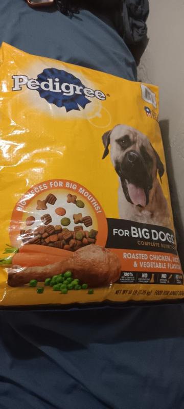 PEDIGREE For Big Dogs Adult Complete Nutrition Large Breed Dry Dog Food Roasted Chicken Rice Vegetable Flavor Dog Kibble 40 lb. Bag Meijer