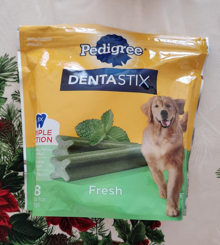 Pedigree Dentastix Fresh Flavor Bones Large Dog Dental Treats 1.87 lbs. Count of 36 Petco