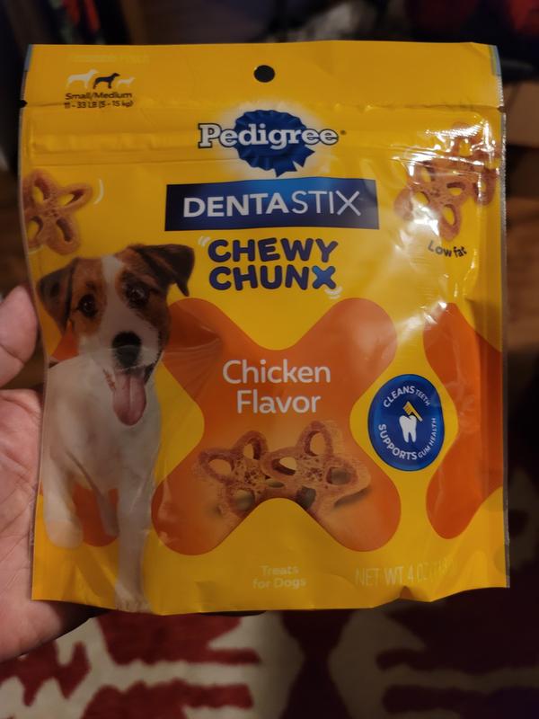 PEDIGREE DENTASTIX Original Flavor Dental Bone Treats for Toy/Small Dogs, 6  oz. Pouch (24 Treats)