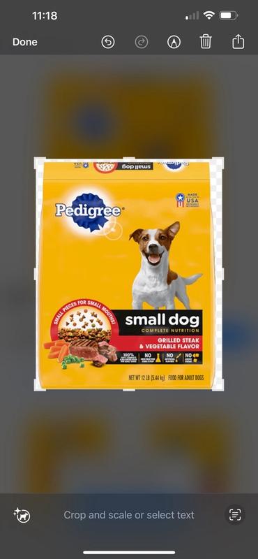 PEDIGREE Small Dog Complete Nutrition Small Breed Adult Dry Dog Food Roasted Chicken Rice Vegetable Flavor Dog Kibble 14 lb. Bag Meijer