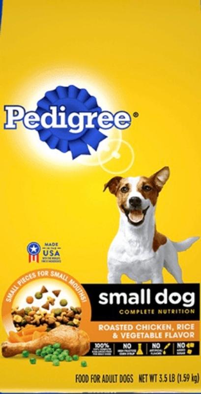 PEDIGREE Small Dog Complete Nutrition Small Breed Adult Dry Dog Food Roasted Chicken Rice Vegetable Flavor Dog Kibble 14 lb. Bag Meijer