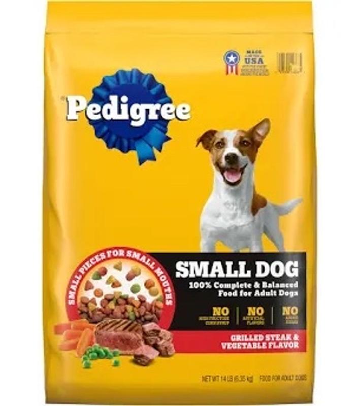 Pedigree 14 lb Small Dog Roasted Chicken Rice Vegetable Flavor Dry Dog Food PED14366 Blain s Farm Fleet