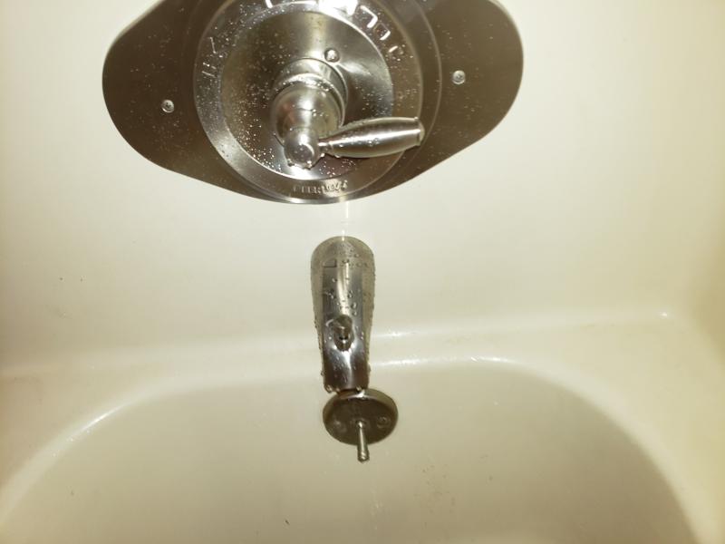 water faucet, spout, stopper