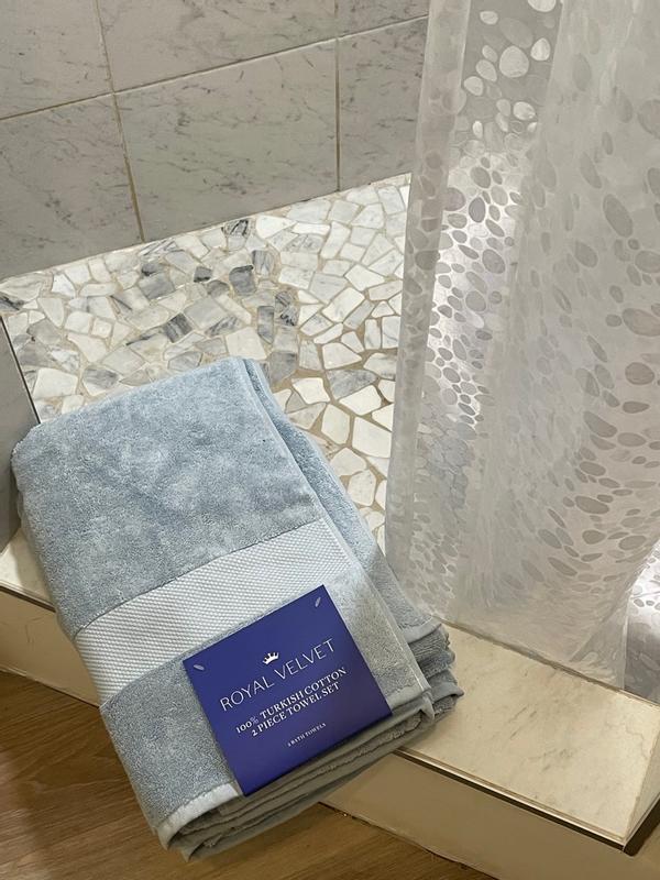 Royal Velvet Turkish Cotton 2 Pack Bath Towel Set QVC