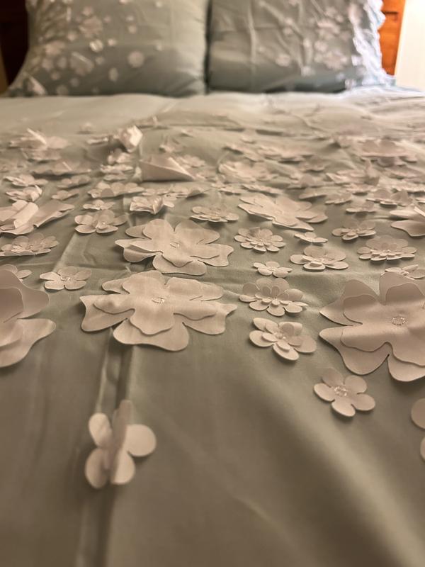 Christian Siriano Confetti Flowers 2-Piece Blush Twin XL Comforter