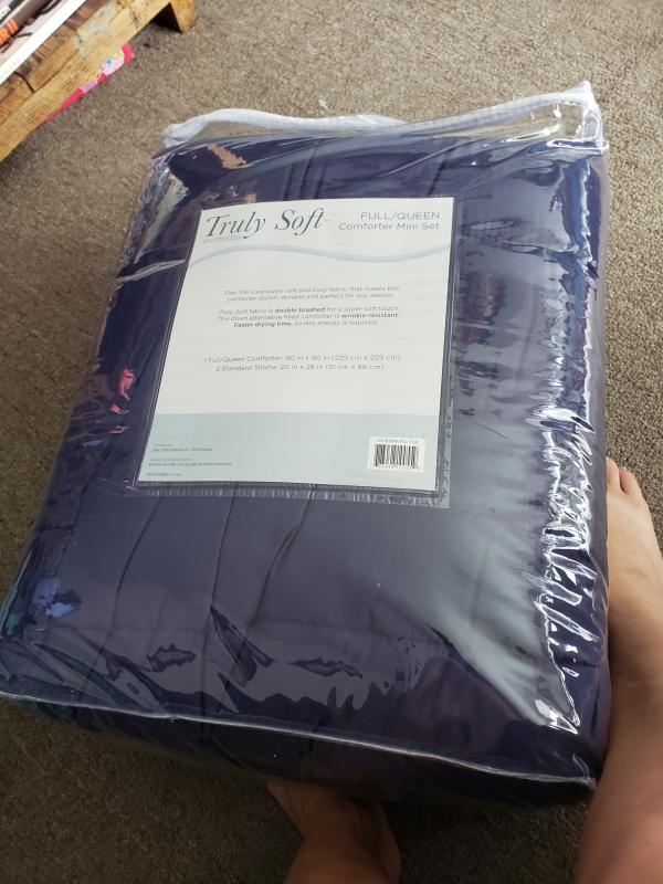 Navy comforter
