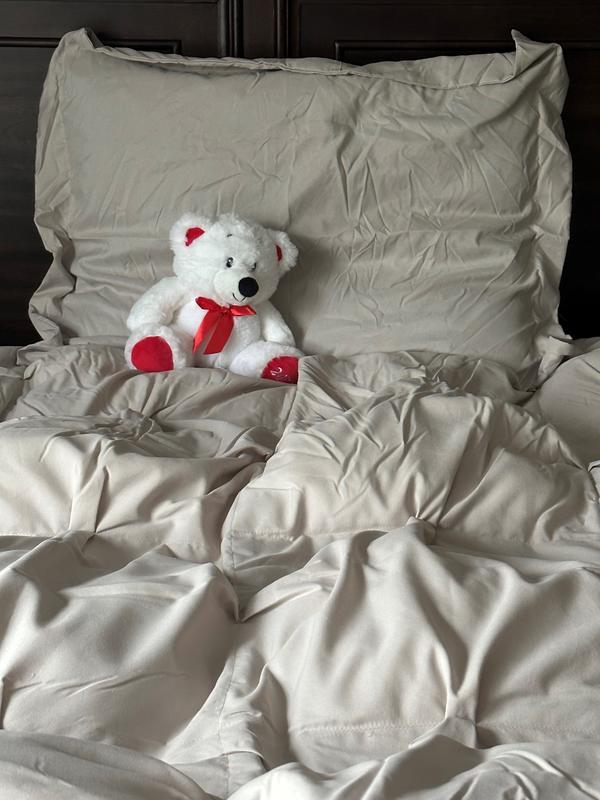 Comforter laid out