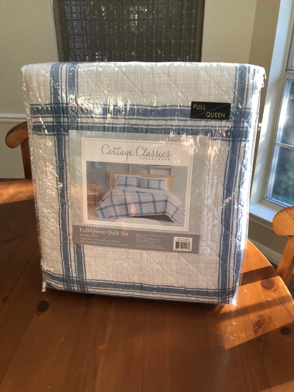 Cotton Classics Quilt Set in Blue