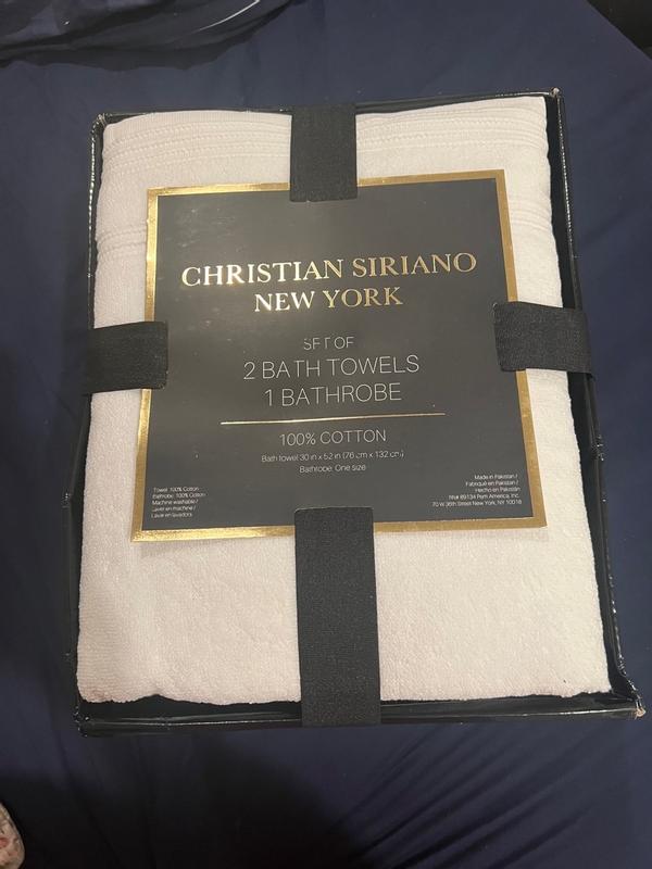 Christian Siriano Bath Towel & Robe Set in Gift Box