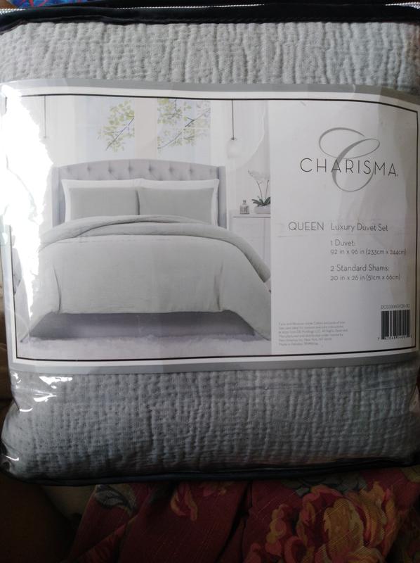 Charisma® Solid Matelassé Reversible Duvet Cover Set | Bed Bath & Beyond